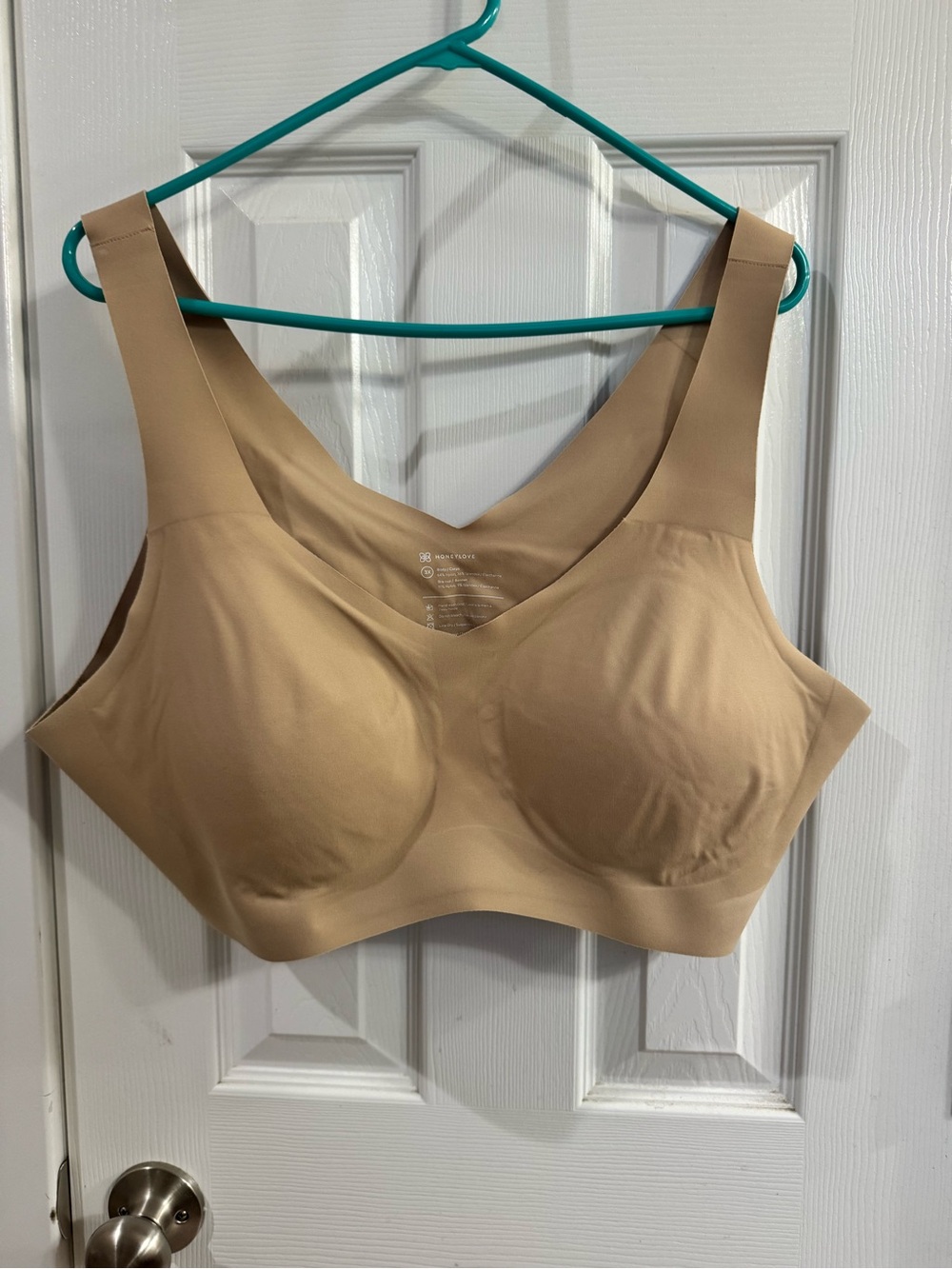 HONEYLOVE V-neck bra Seamless Nude Wireless Comfort Bra